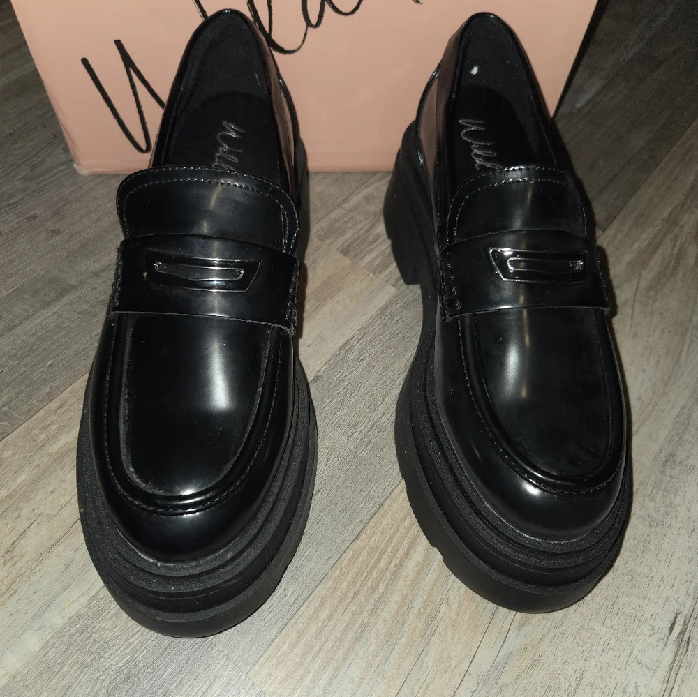 Wild Pair Nelley Platform Lug Sole Platform Loafers - Picture 7 of 14